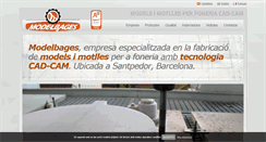 Desktop Screenshot of modelbages.com